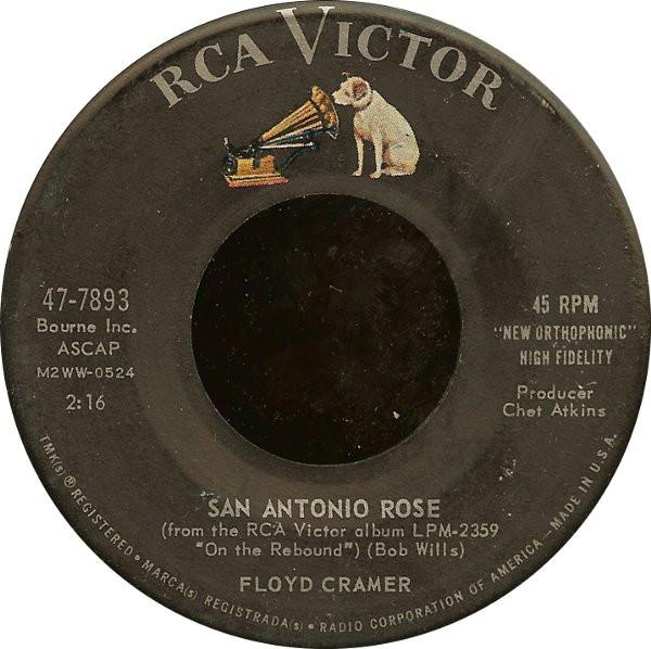 

7inch Record FLOYD CRAMER - San Antonio Rose 477893 RCA VICTOR 1961 US Country/Folk Used