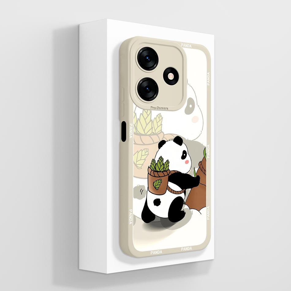 For Tecno Spark 10 Pro 10C Phone Case Cute Cartoon Patterns Anti Drop Back Cover For Tecno Spark10 Soft Liquid Silicone Housing