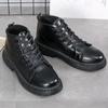 Platform Male Shoes British Style Trendy  Men's Boots Casual Classic Offer Original Deals Low Price High Quality Y2k New