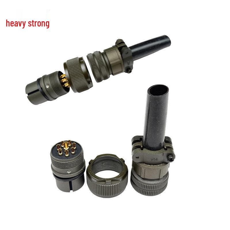 Heavy Duty 8-Pin Male-Female Connector US Standard Plug & Socket MS3106A-18-8S/MS3102A-18-8P