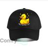 Cute Yellow Rubber Duck Bath Toy Baseball Cap Fashion Unisex Sunhat Womens Outdoor Sports