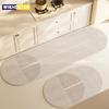 Japanese Minimalist Style Kitchen Carpet  Long Carpet  Anti-Slip Foot Mats For Kitchen, Bathroom And Toilet Areas