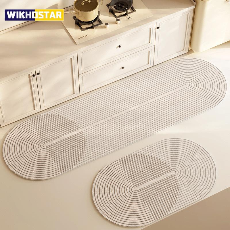 Japonský minimalistický styl Kuchyňský koberec Dlouhý koberec Protiskluzové podložky pod nohy pro kuchyň, koupelnu a toaletu