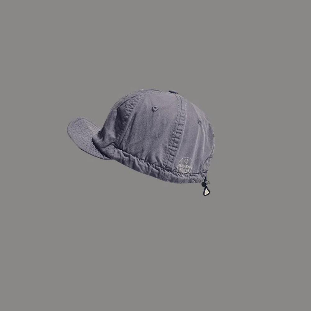 Drawstring Adjust Cargo Baseball Cap Casual Peaked Cap Trendy Sun Hat  Outdoor