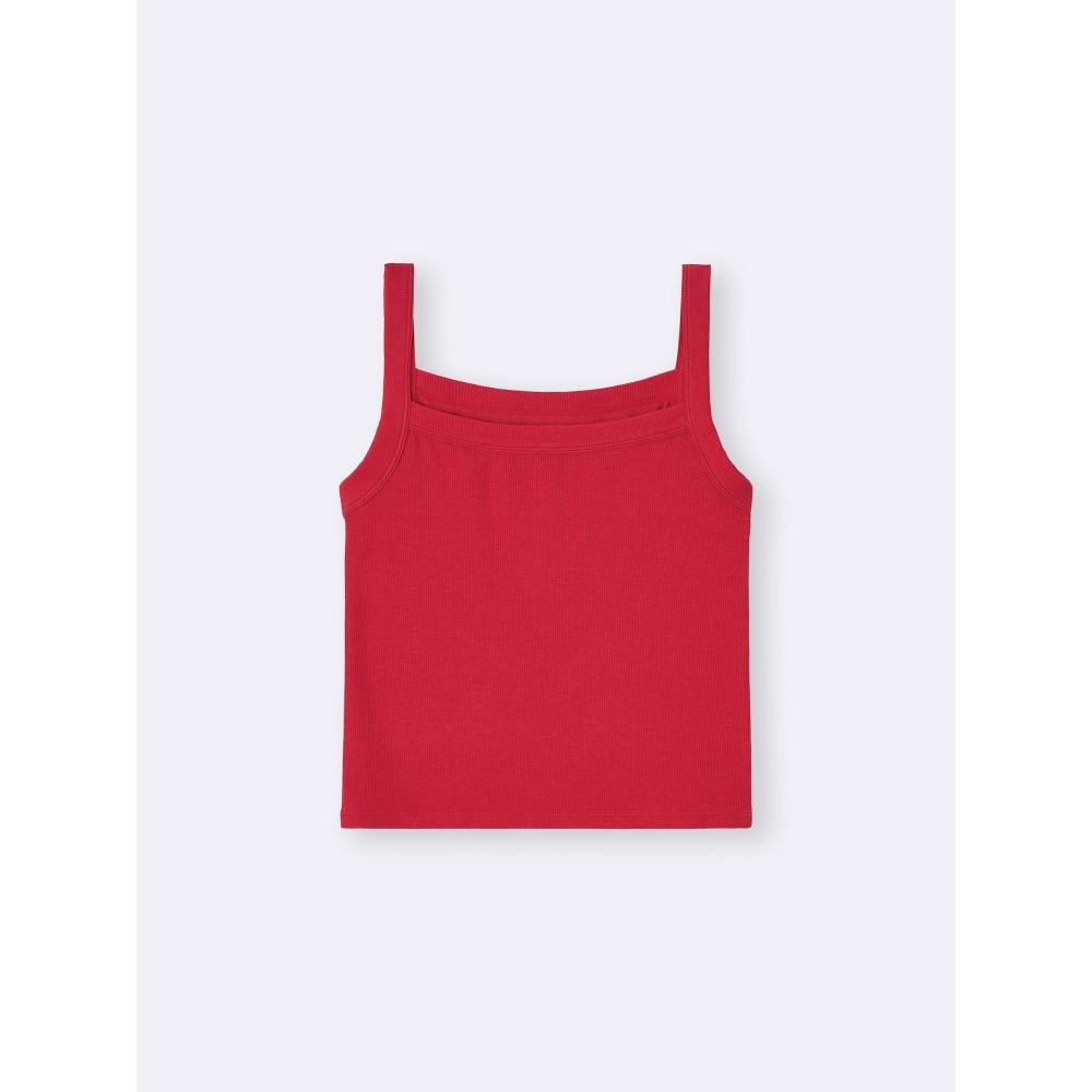 Gu By Uniqlo Cotton Blend Square Neck Camisole  Dry 