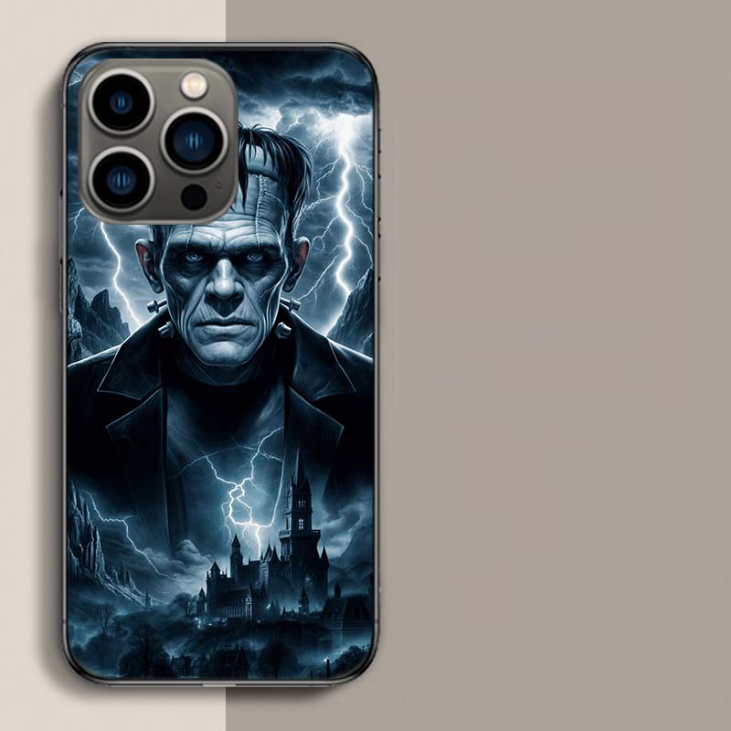 Horror F-Frankenstein Phone Case For Iphone 17 Air 15 Pro 14 Plus 16 Pro Max 17E 16E 12 13 Mini 11 Cover Cute Fundas