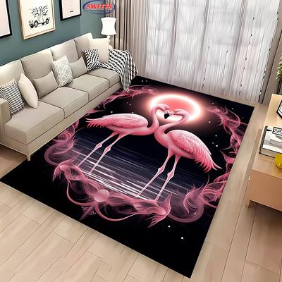 3D Nowy Przybyły Różowy Flaming Duży Dywan do Domu Salon Sypialnia Dziecięca Sofa Wycieraczka Kuchenna Podłoga Antypoślizgowa Dekor Dywan