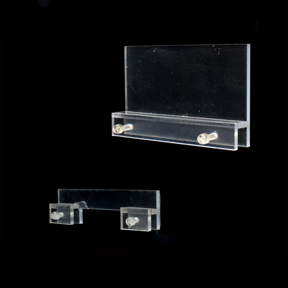 Průhledný akrylový držák LED světla pro akvárium bez vrtání světlo pro akvárium stojan vodní akvárium