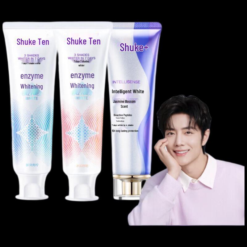 Shuke Smart Whitening Fluoride Toothpaste 3-Pack