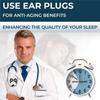 PQ Wax Earplugs for Sleeping and Swimming 50 Silicone Gel Wax Ear Protection for Sleeping and Soft Wax Sound Blocking Level 32Db Blue -