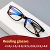 Anti Blue Light Reading Glasses Men Hyperopia Eyeglasses Women Ultralight Prescription Glasses Presbyopic Eyewear 0 To +400