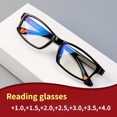 Blaulichtfilter Lesebrille Herren Hyperopie Brille Damen Ultraleicht Korrektionsbrille Alterssichtigkeit Brille 0 bis +400