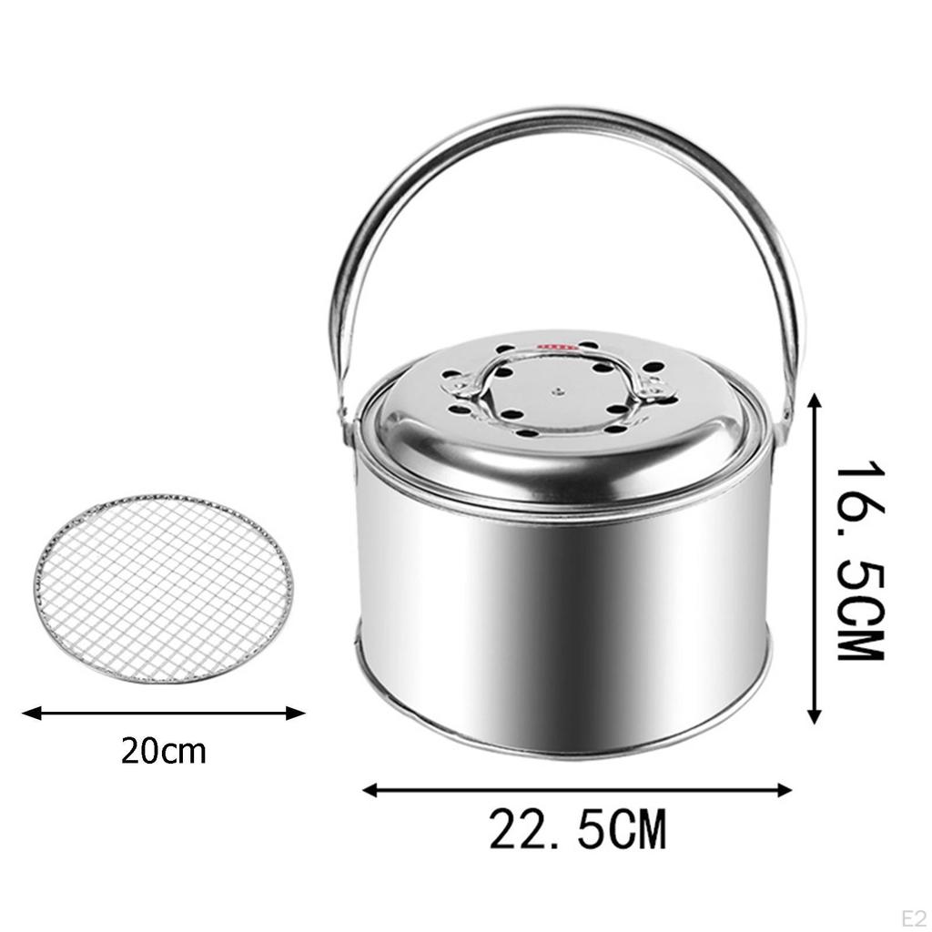 Fire Multifunction Accessories Stainless Steel with Handle Portable for BBQ Outdoor Camping
