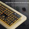 Langtu Silent Wired Mechanical Keyboard and Mouse Set for Office Use - Men & Women