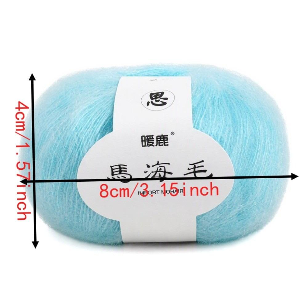 Soft Texture Angora Wool Yarn Multi Color Crochet Thread Yarn Mohair Wool Yarn For Knitting