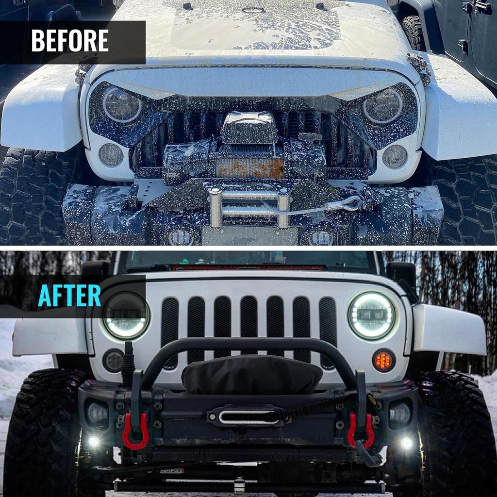Winch Cover,Heavy Duty Waterproof Cover for 12500-17500 lbs Winches | 1200D Oxford Fabric Winch Cover, Dustproof, Anti-UV, Tear Resistant & Durable