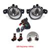 1 Set LED Fog Light For Nissan X Trail X-Trail T32 Rogue 2014 2015 2016 Fog Lights Switch Harness Cover Wiring Halogen Fog Lamps