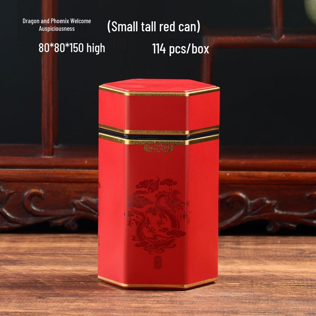 50g Chinese Style Sealed Tea Can for Black and Green Tea