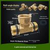 Copper Union with Inner/Outer Threads, Double Inner Thread Water Heater Connector Tee/Elbow Nipple, 46mm & 1" Thread, Different Diameters.