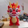 Year of the Dragon: Chinese-Styled Unicorn Dragon Building Blocks - Educational Puzzle Toy for Kids