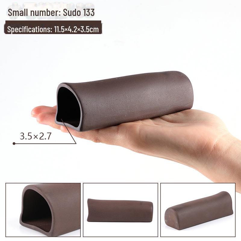 Purple Sand Ceramic Fish Tank Decor - Large, Medium & Small Rock Tiles