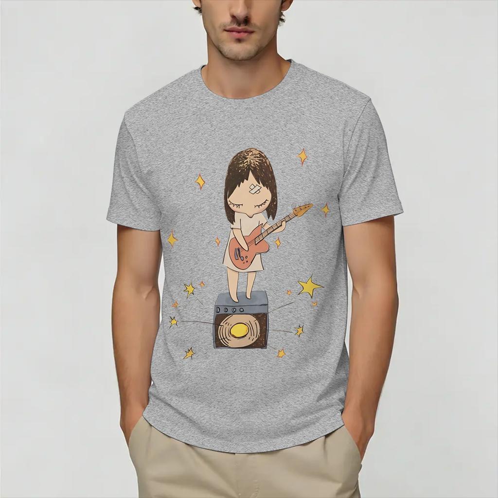 Unisexs TShirt Yoshimoto Naras Fashion 100 Cotton Tee Shirt Short Sleeve T Shirt O Neck Clothes Summer