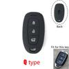 Car-styling auto accessories Silicone Remote Key Cover Fob Case For For Hyundai / KIA / Toyota