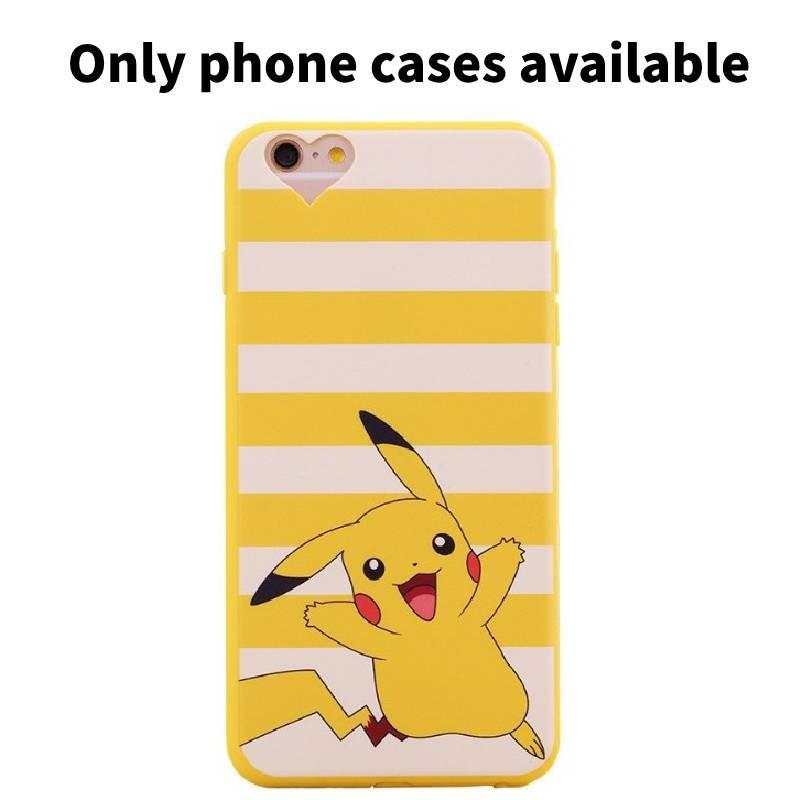 Silikonowe etui na telefon Pokmon Pikachu do iPhone'a z pełnym kryciem i miękkim matowym wykończeniem dla dzieci