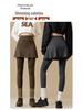 Plus Size Fake Two-Piece Yoga Skirt Pants for Women - High Waist, Anti-Exposure, Elastic Fitness Running Wear