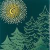 Miyamoto Towel Moomin Dyed Tenugui Hand Snufkin 33 x Made in 51014 Towel, Moomin, & Camping, Approx. 90cm, Japan,