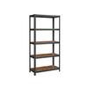 SONGMICS Shelving Unit, 40 X 90 X 180 Cm, 875 Kg Load Capacity (175 Kg Per Shelf), Industrial, Adjustable Storage Shelves, for Living Room, Kitchen