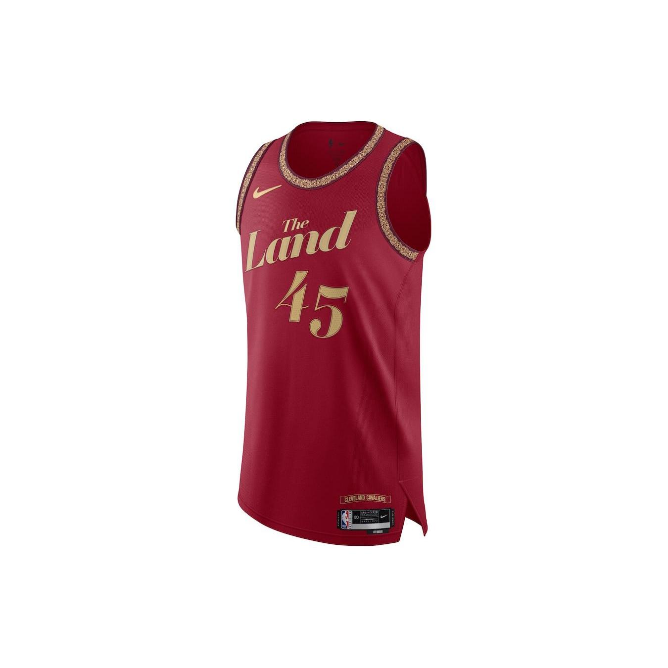 Nike Basketball Jersey Cleveland Cavaliers, Donovan Mitchell, City Edition Men s Burgundy DX8755-698 L