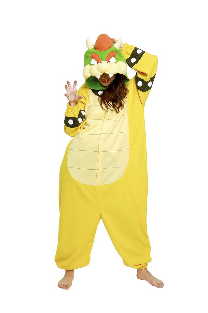 SAZAC Character Fleece Kigurumi Super Mario Bowser