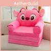 Stitch Cartoon Folding Baby Sofa Bed For Kids Nursery Reading Play Area