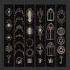 European Retro Pattern Collection Candle Holder 3D Silicone Nail Art Decoration Transparent Template Diy Design Nail Art Mold