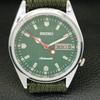 REFURBISHED VINTAGE SEIKO AUTOMATIC JAPAN MENS GREEN DIAL WATCH a433576-2