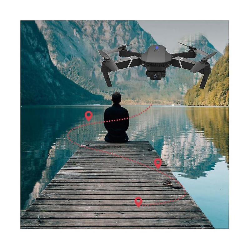 Pro Drone 4k Hd Camera Foldable Drone Height Fixed Remote Control Pro Wifi Drone Gift Toys Dual Camera 3 Battery