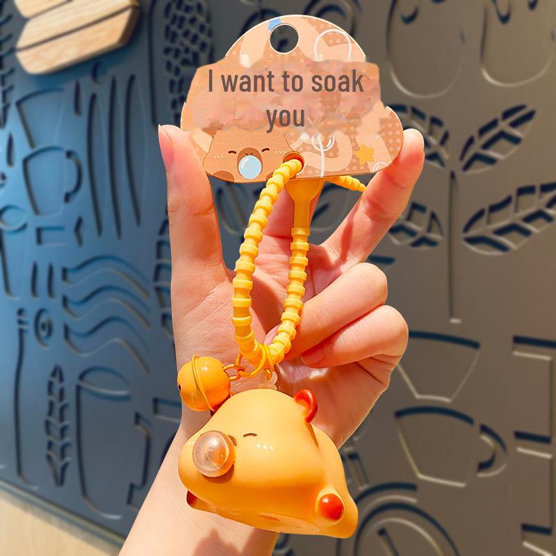 

Брелок-кукла в виде пузыря для снятия стресса: Креативный подарок для пар и школьных портфелей