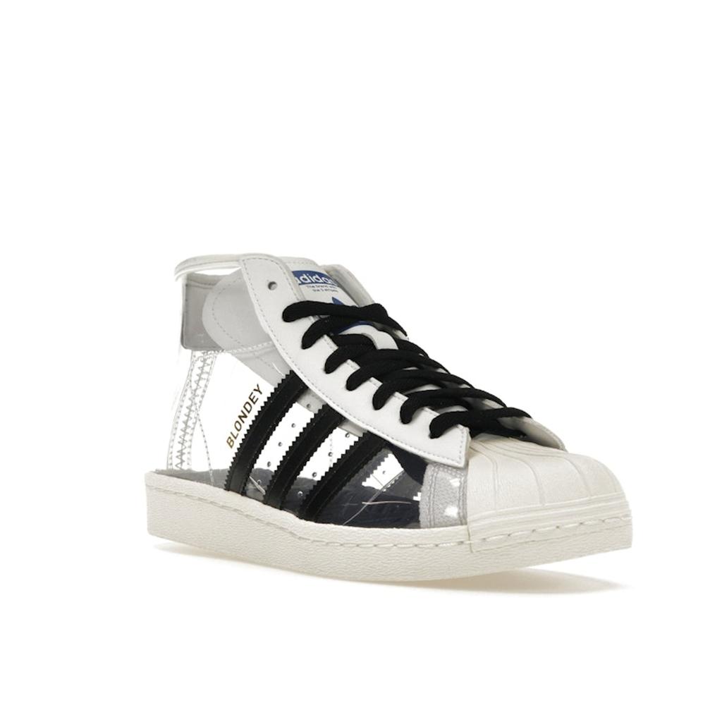 Blondey McCoy x adidas Pro Model ADV Przezroczyste Sneakersy Unisex Białe Cloud-White Core-Black IG0843