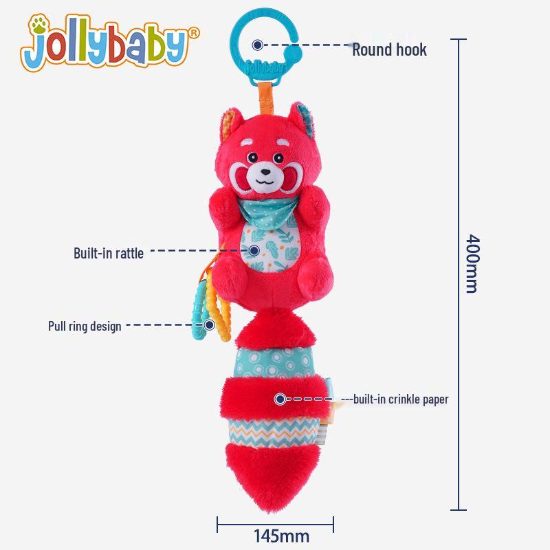 

Погремушка-плюшевая панда Jollybaby - Подвесная игрушка для детской коляски и кроватки