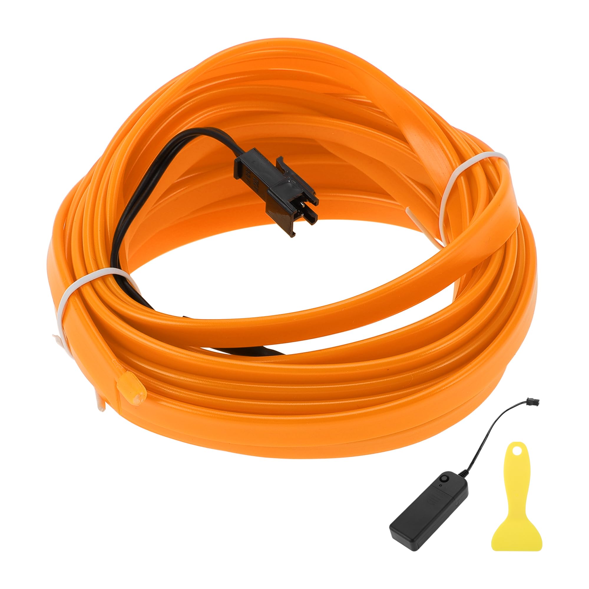 

A ABSOPRO 5m EL Wire Cable LED Glow String Lights Car Interior Lighting Strip жовтий