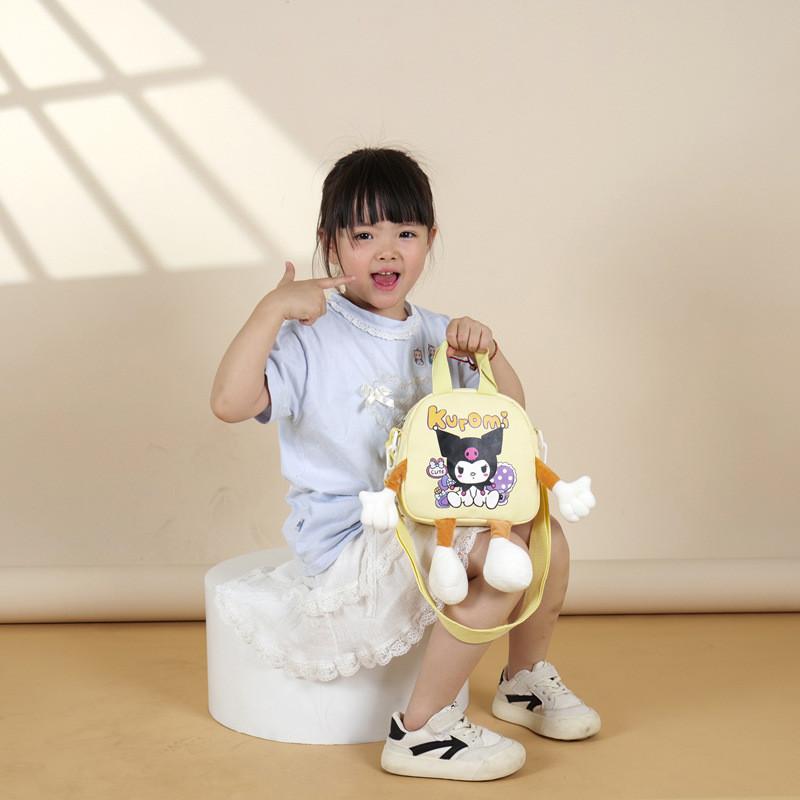 Kids Backpack For Preschool With Nylon Material And Cartoon Pattern