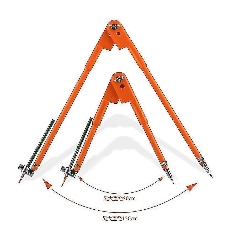 Compasses Carpenter Precision Pencil Large Diameter Adjustable Dividers Marking And Scribing Compass Compatible With Woodworking Supplies A1
