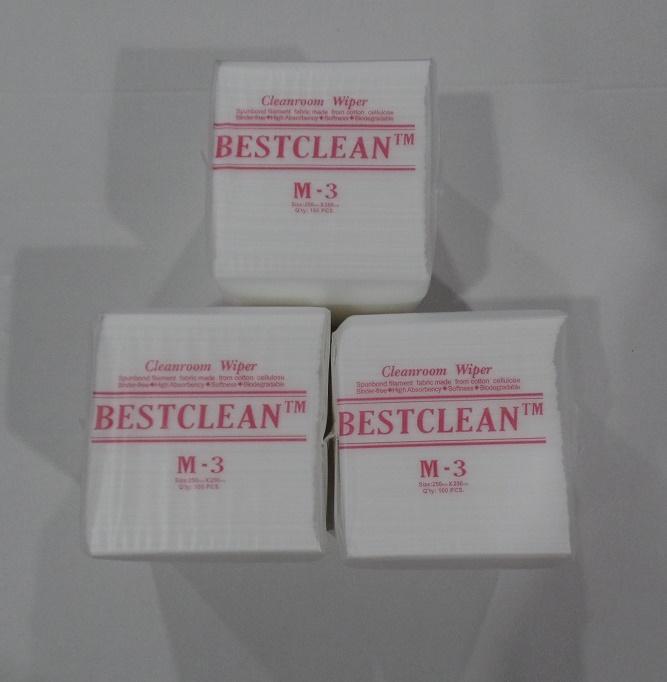 Industrial Clean Room Level Lint Free Optics Cleaning 9inch Class 10000 Cleanroom M3 Wipes Lint Free Wiper for Printhead