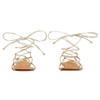 Leather One Strap Sandals Women's Gold 738680 B8B20 8150
