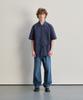 Holliseon Joshua Small Check Shirt Jacket Navy