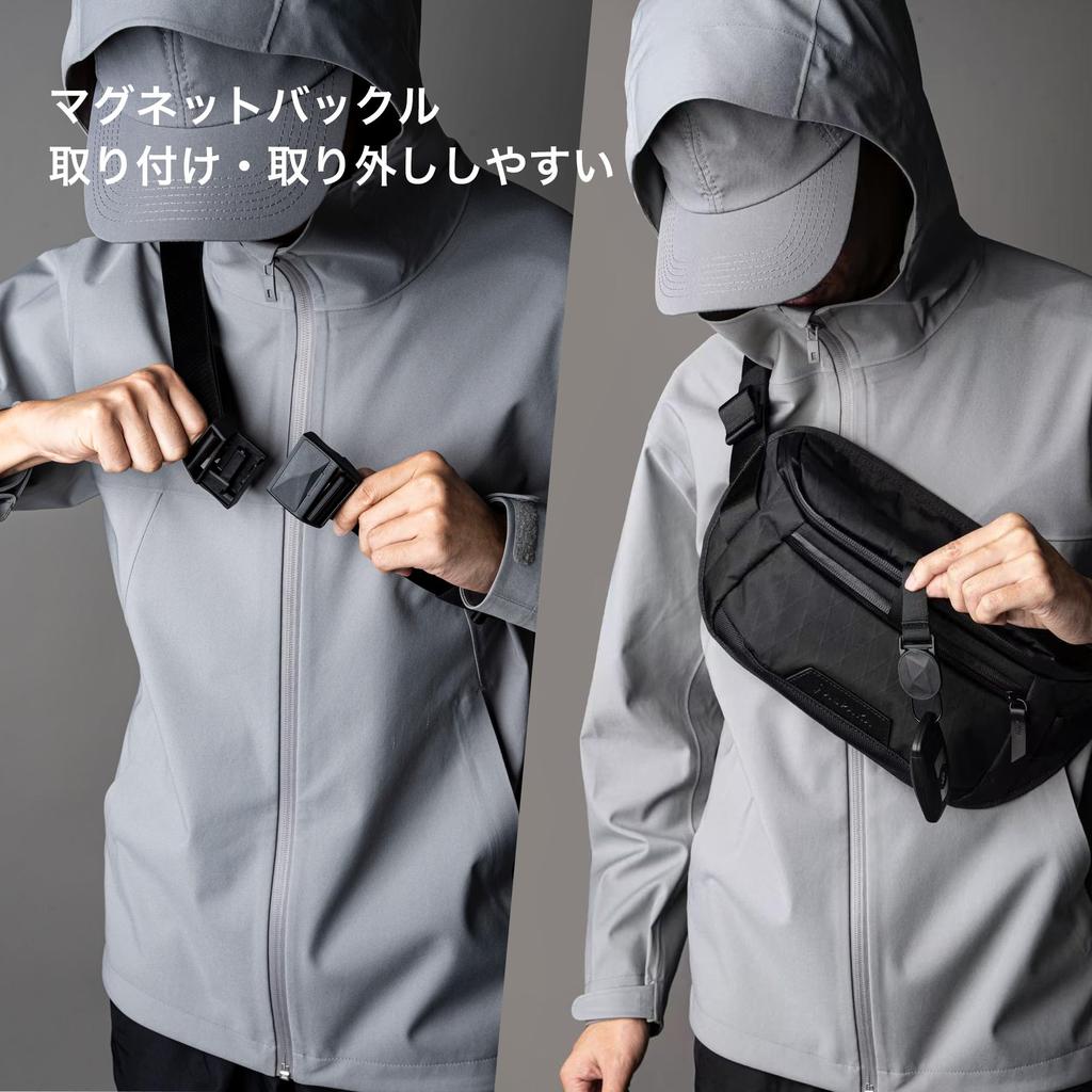 ALPAKA Bravo Sling Mini V2 X-Pac X42 Messenger Bag, Shoulder Bag, Crossbody Bag, Adjustable Strap, 2.5L Capacity, Fits iPad Mini, Perfect for