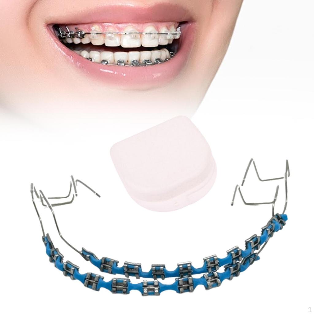 Temporary Tooth Decoration Practice Prop,Supplies Metal Bracket for Students