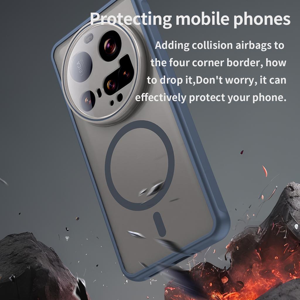 Xiaomi Mi 15 Ultra Phone Case,Magnetic Shockproof Phone Case,Bumper Hybrid Cover for Xiaomi Mi 15 Ultra