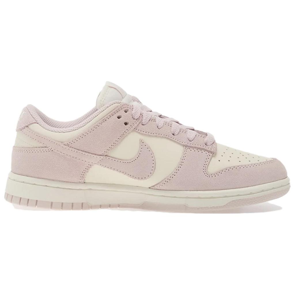 Nike Dunk Low Suede Sail Pearl Pink Women's Lifestyle Sneakers IO4244-100